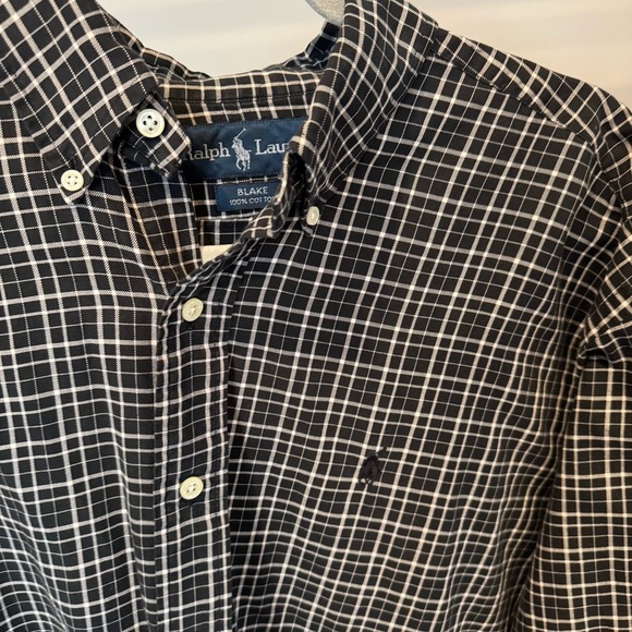 Polo by Ralph Lauren Black and White Dress Shirt - Picture 2 of 4